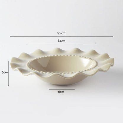 LACE PEARL DINNER PLATE - Velart Home