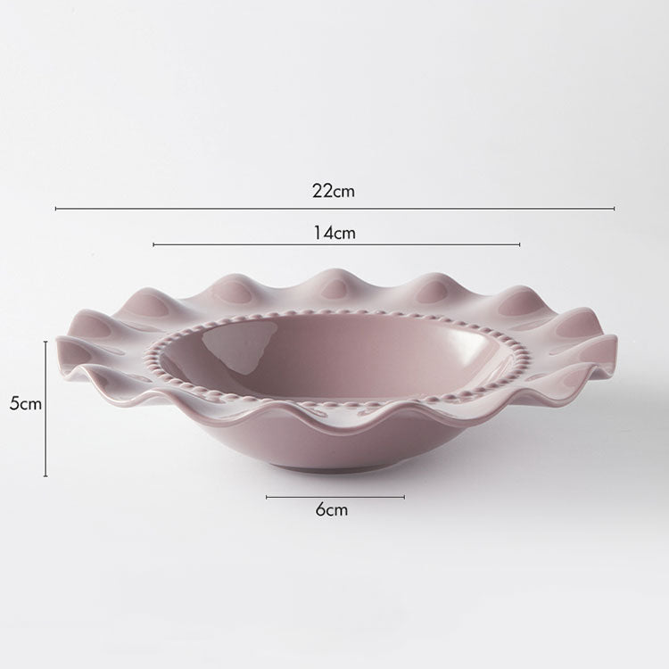 LACE PEARL DINNER PLATE - Velart Home