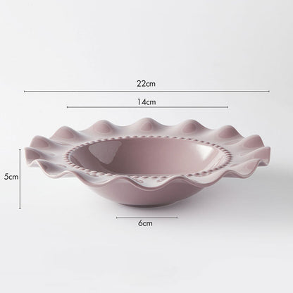 LACE PEARL DINNER PLATE - Velart Home