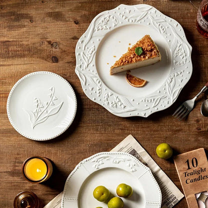 RETRO EMBOSSED LINGLAN PLATE - Velart Home