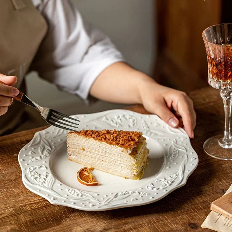 RETRO EMBOSSED LINGLAN PLATE - Velart Home