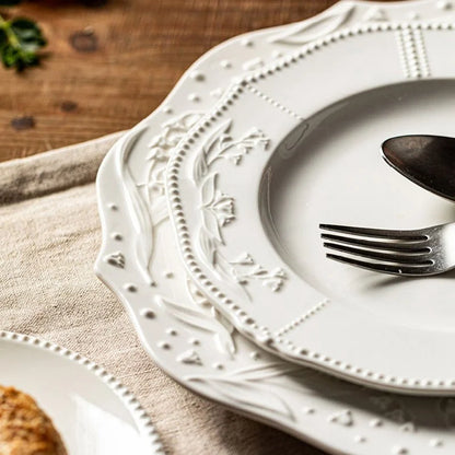 RETRO EMBOSSED LINGLAN PLATE - Velart Home