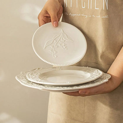 RETRO EMBOSSED LINGLAN PLATE - Velart Home