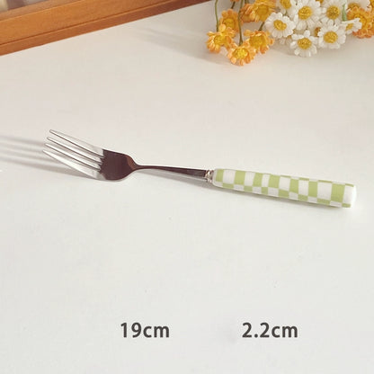 Avocado Green Salad Plate Set - Velart Home