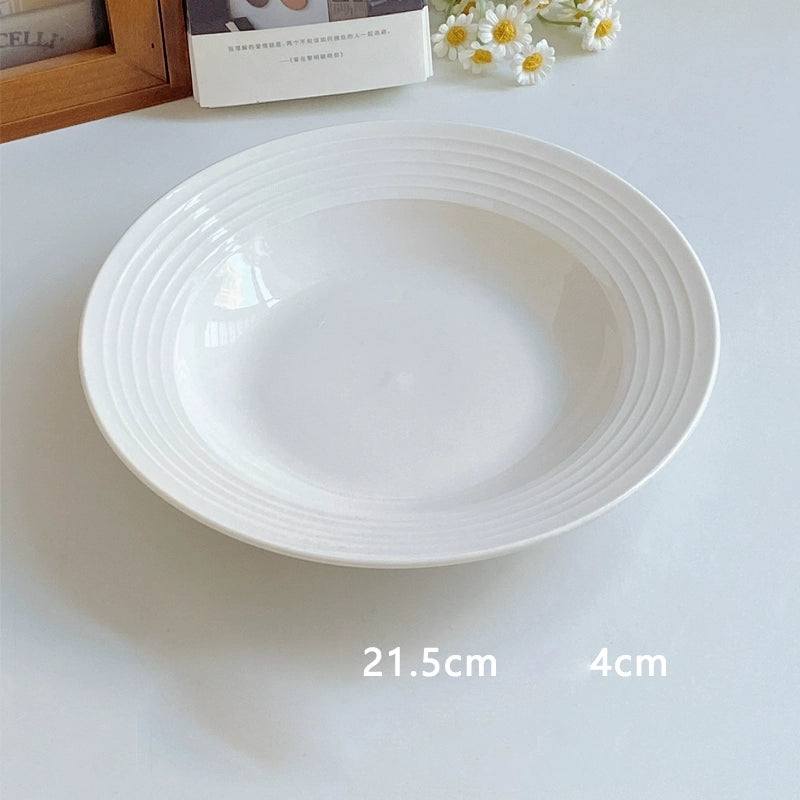 Striped Straw Hat Plate - Velart Home