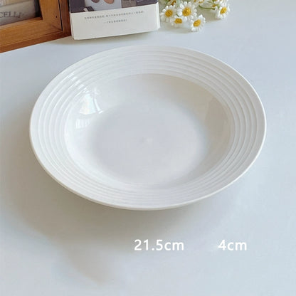 Striped Straw Hat Plate - Velart Home