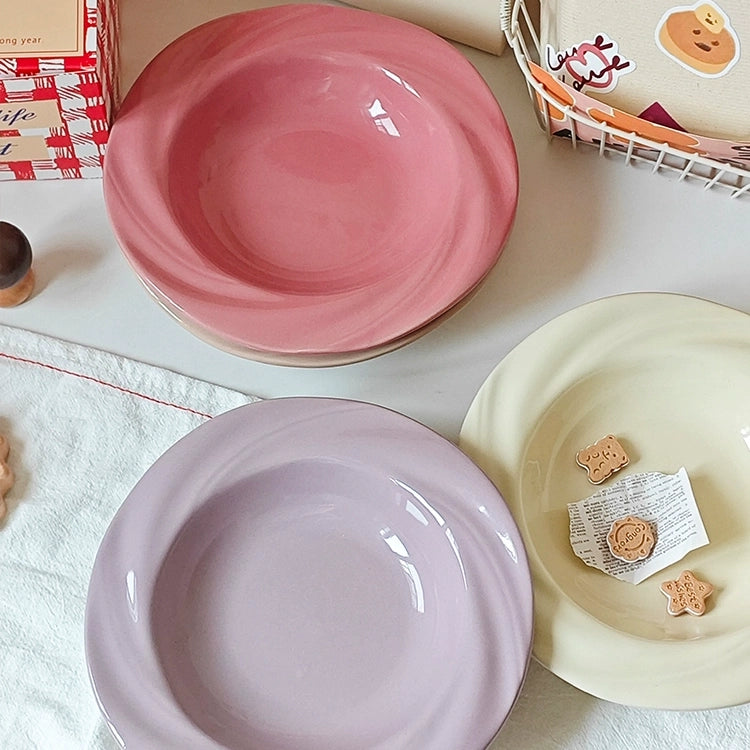 Lace Solid Color High-End Dinner Plate - Velart Home