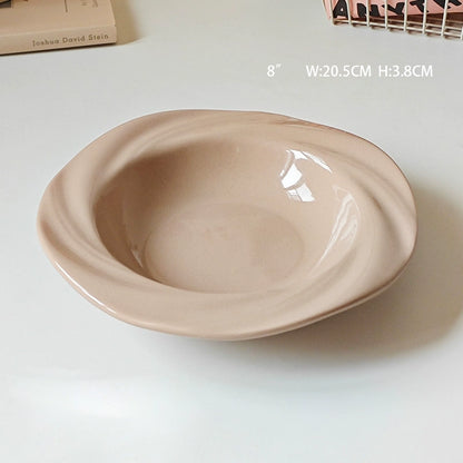 Lace Solid Color High-End Dinner Plate - Velart Home