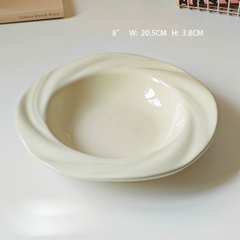 Lace Solid Color High-End Dinner Plate - Velart Home