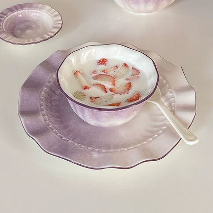 Gradient Purple Underglaze Dinnerware - Velart Home