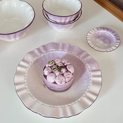 Gradient Purple Underglaze Dinnerware - Velart Home