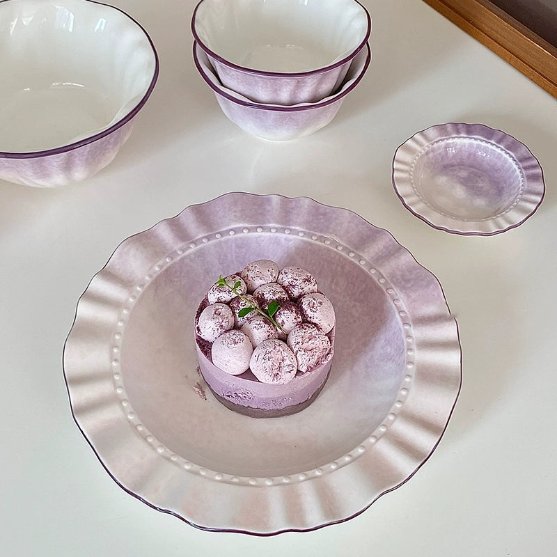 Gradient Purple Underglaze Dinnerware - Velart Home