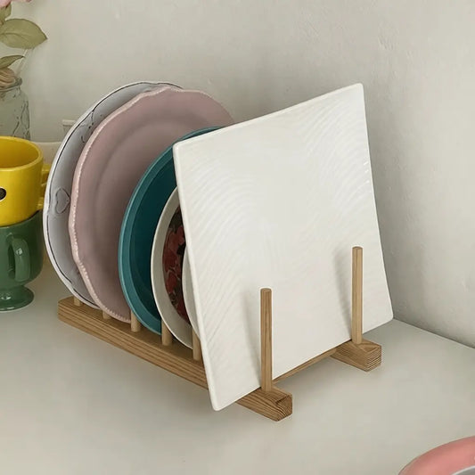 White Water Ripple Bas-Relief Square Plate - Velart Home