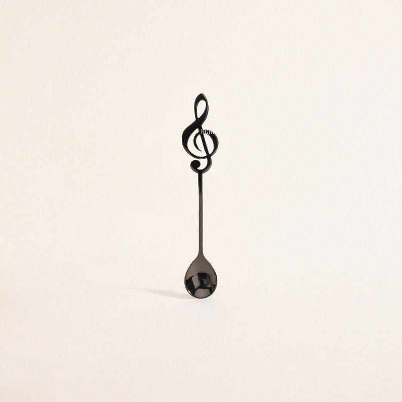 MUSIC STAINLESS STEEL DESSERT SPOON - Velart Home