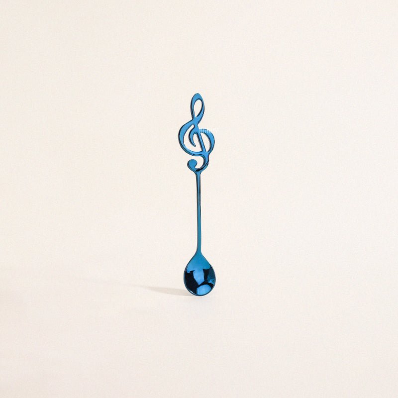 MUSIC STAINLESS STEEL DESSERT SPOON - Velart Home