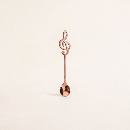 MUSIC STAINLESS STEEL DESSERT SPOON - Velart Home