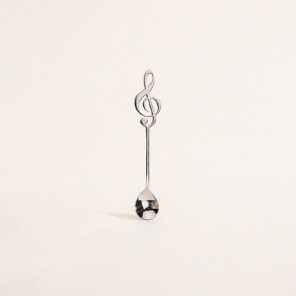 MUSIC STAINLESS STEEL DESSERT SPOON - Velart Home