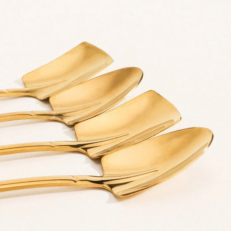 SHOVEL DESSERT SPOON 4 PCS - Velart Home