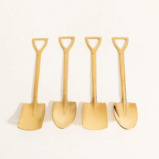 SHOVEL DESSERT SPOON 4 PCS - Velart Home