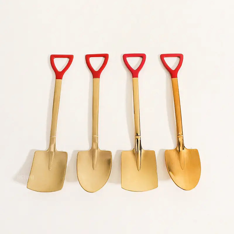 SHOVEL DESSERT SPOON 4 PCS - Velart Home