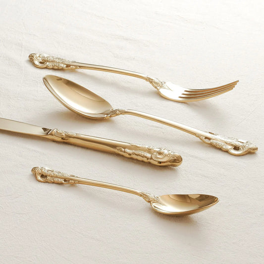 VINTAGE CARVING FLATWARE - Velart Home