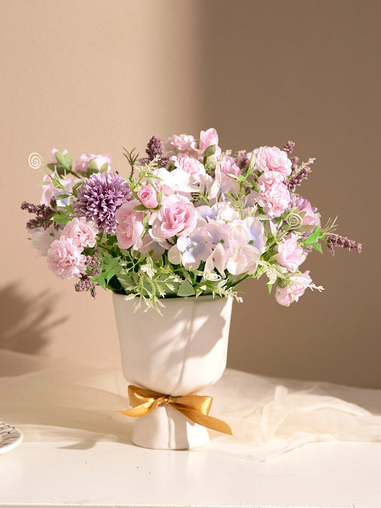 Hand Held Ceramic Flower Vase - VELART HOME
