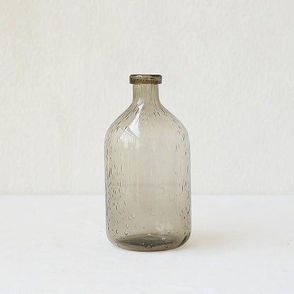 Smoky Transparent Bud Vase - VELART HOME