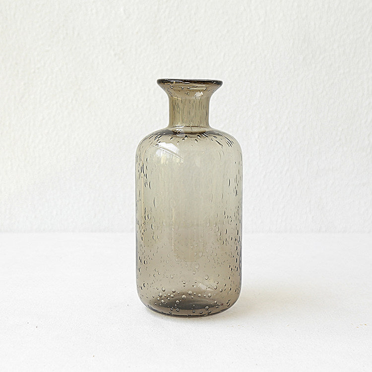 Smoky Transparent Bud Vase - VELART HOME
