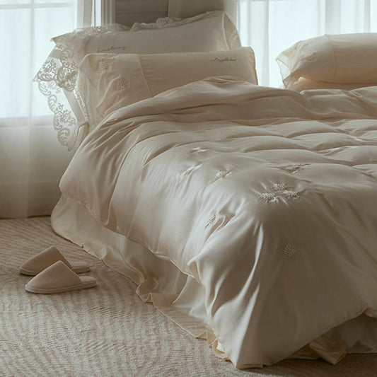 Embroidery Tencel Bedding SetSET - Velart Home